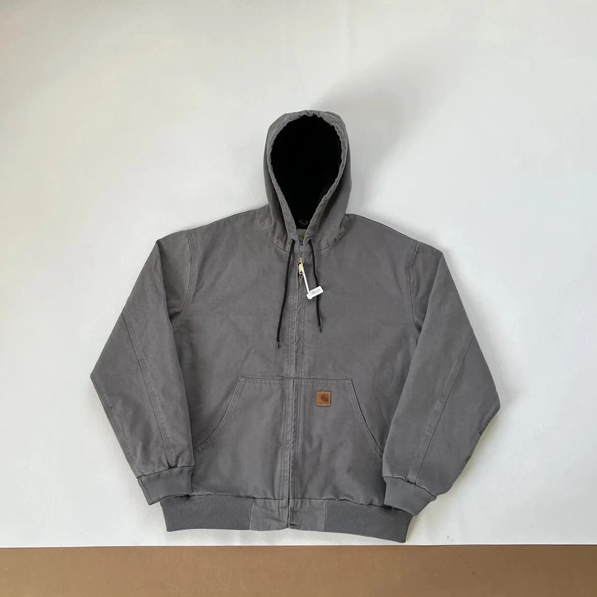 Carhartt Detroit Hoodie Jacket Grey — product photo on Sugargoo Spreadsheet