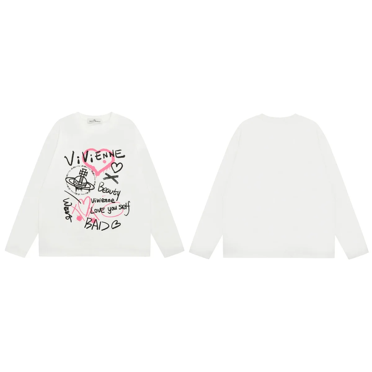 Vivienne Westwood Orb Love You Self T-Shirt White — product photo on Sugargoo Spreadsheet