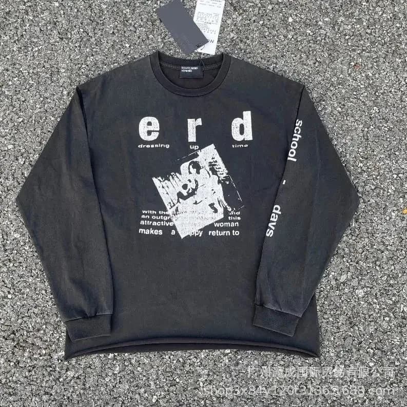 Unisex Black ERD Long Sleeve T-Shirt — QC product photo on Sugargoo Spreadsheet