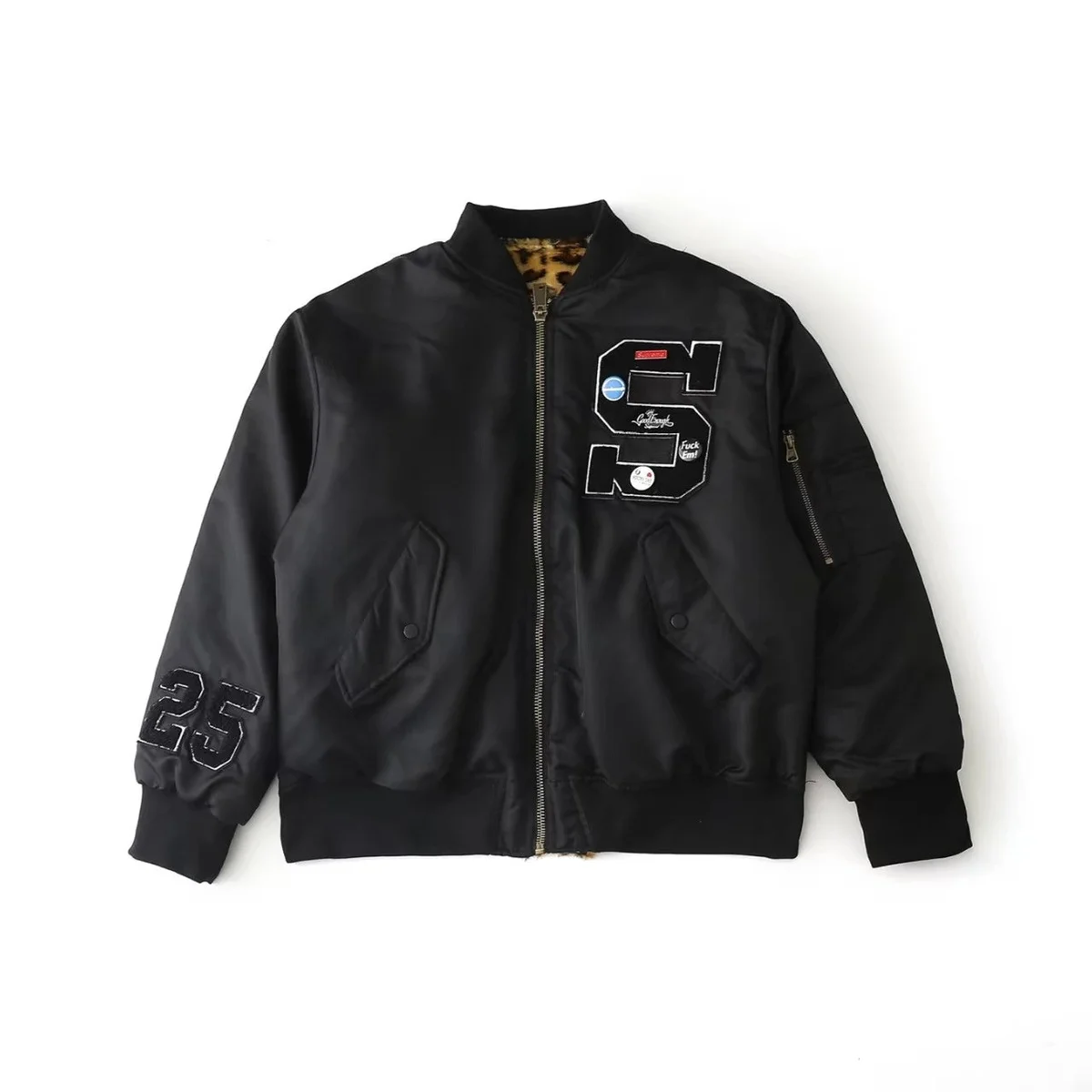 A Bathing Ape BAPE STA S Logo Black Bomber Jacket — product photo on Sugargoo Spreadsheet