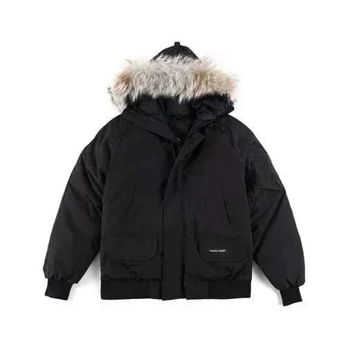 Canada Goose Chilliwack Black Parka with Fur Hood — product photo on Sugargoo Spreadsheet