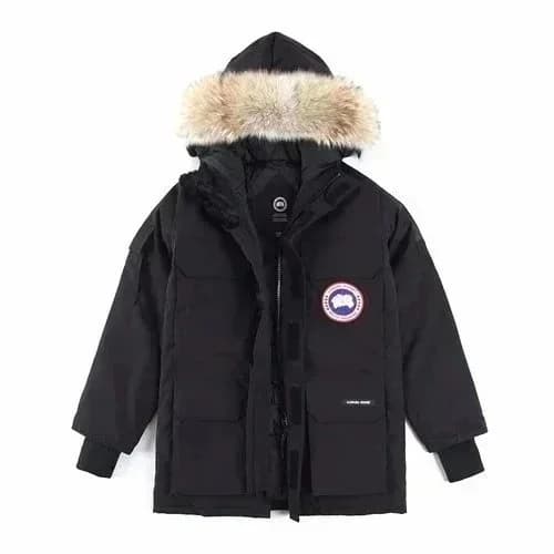 Canada Goose Expedition Black Parka with Fur Hood — product photo on Sugargoo Spreadsheet
