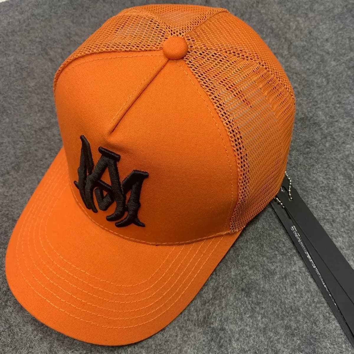 Orange 'AA' Embroidered Mesh Trucker Cap — product photo on Sugargoo Spreadsheet