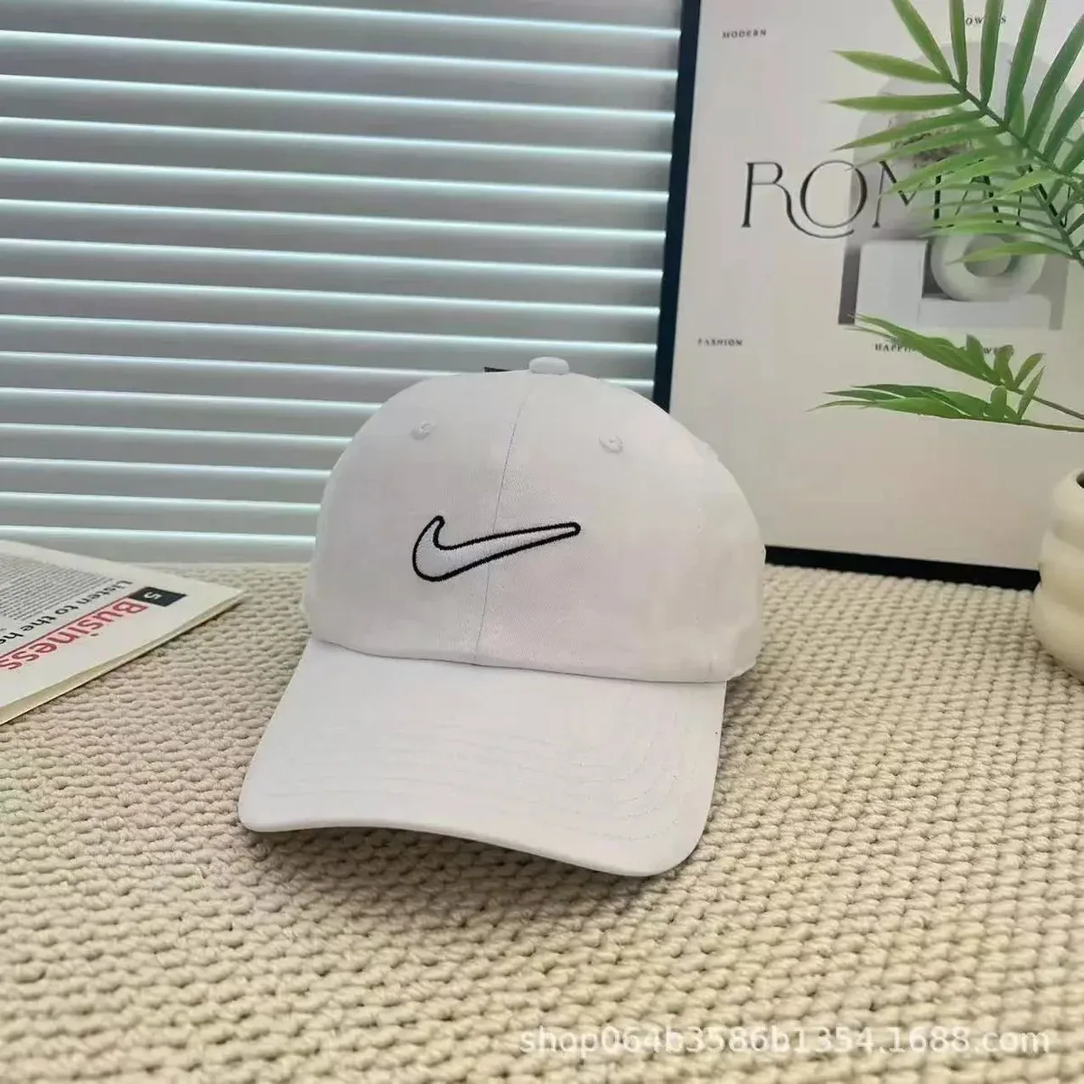 Nike Classic Swoosh White Cap — product photo on Sugargoo Spreadsheet