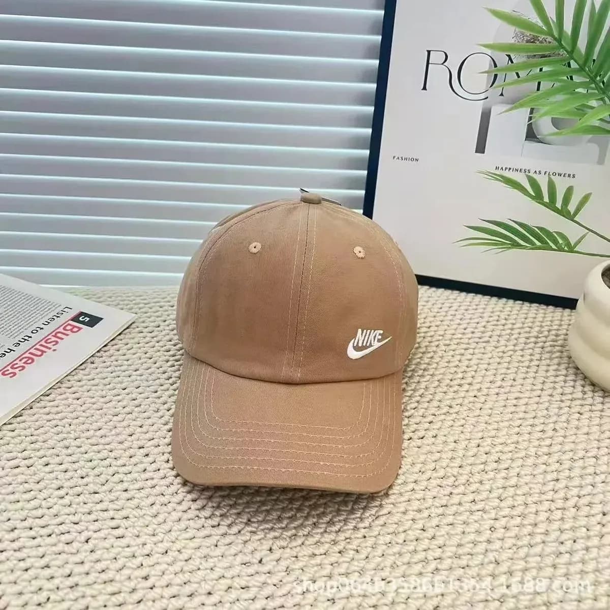 Nike Classic Cap Khaki Solid Headwear — product photo on Sugargoo Spreadsheet