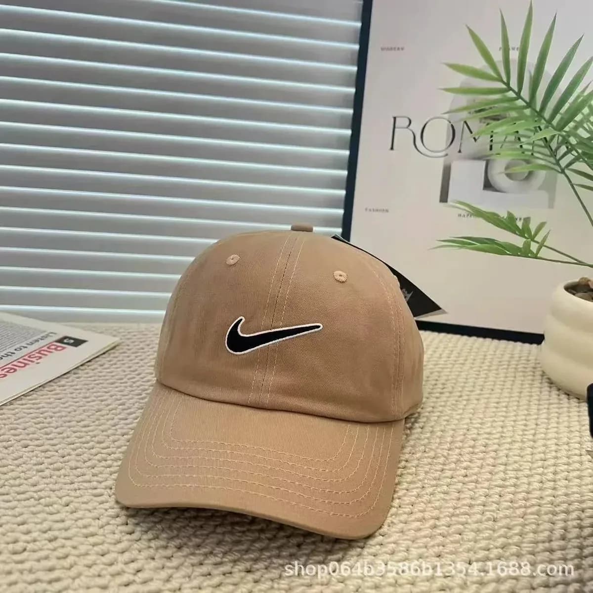 Nike Classic Swoosh Beige Cap — product photo on Sugargoo Spreadsheet
