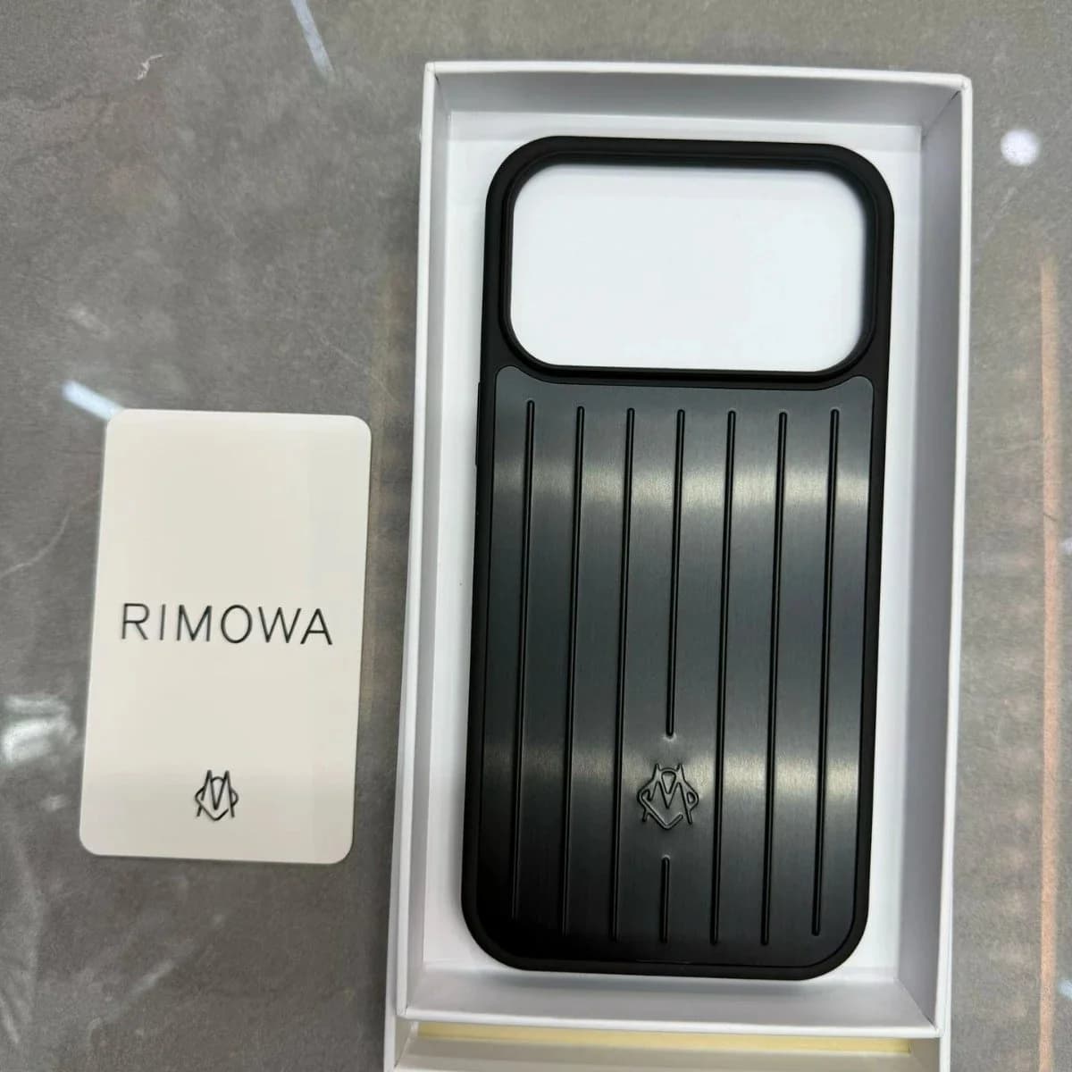 Rimowa Black Luggage Case Phone Case — product photo on Sugargoo Spreadsheet