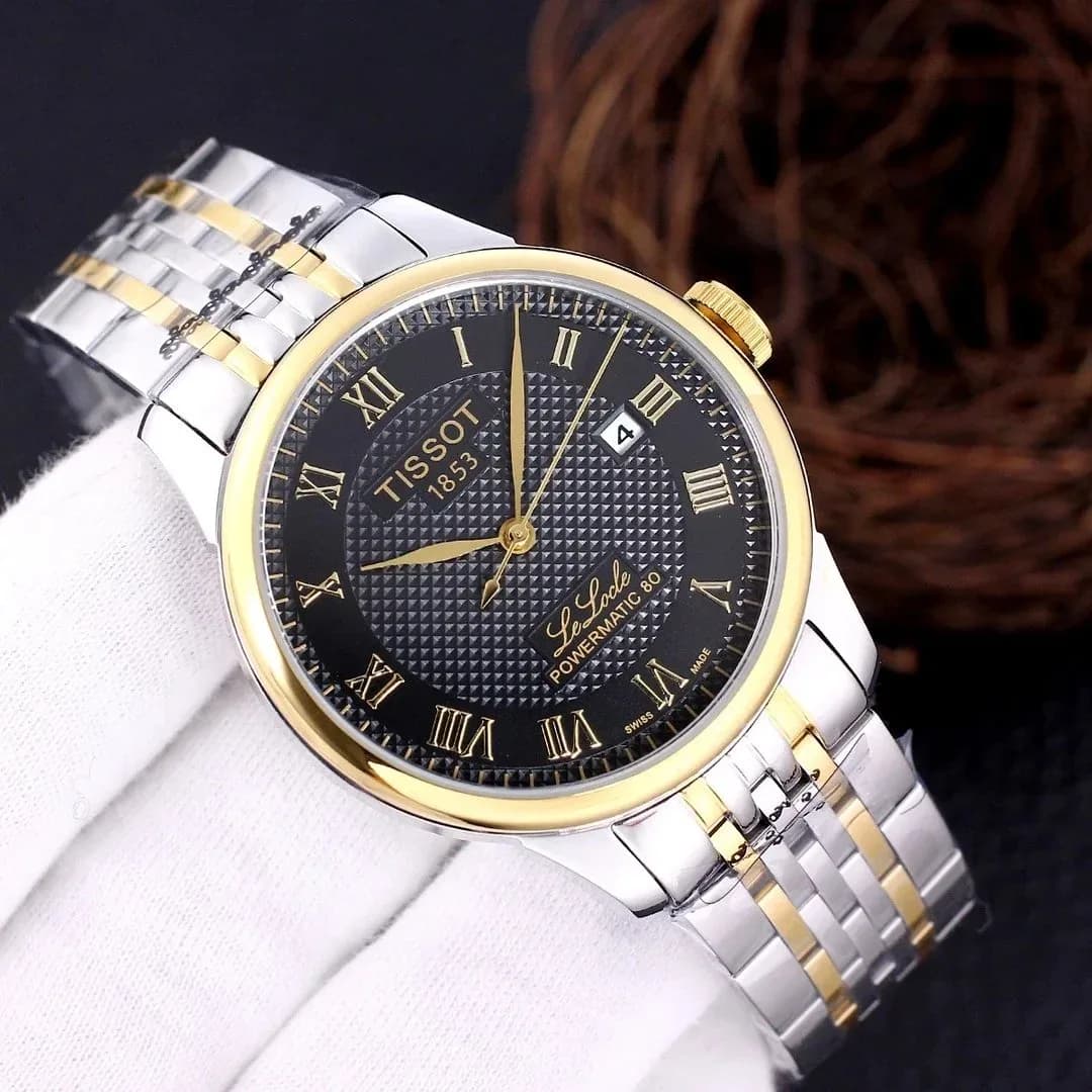 Tissot Le Locle Powermatic 80 Gold & Silver Watch — product photo on Sugargoo Spreadsheet